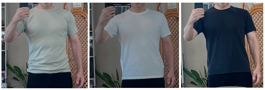 普段着でも分かる「胸まわり・肩まわり」の変化