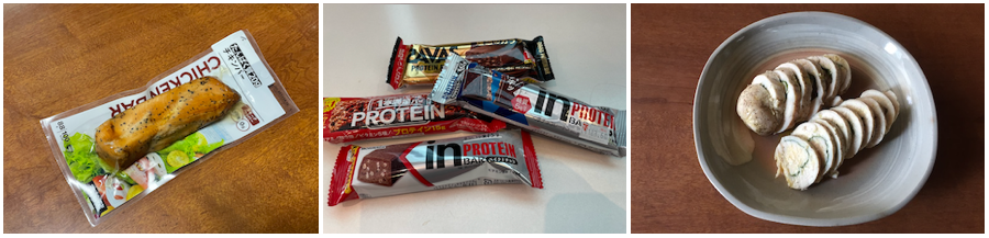 卵・納豆・チキンバーなどの糖質制限メニュー